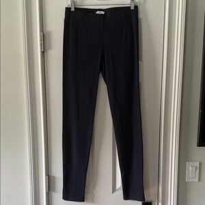Vince Navy Blue Slim Leg Trousers - Size Medium
